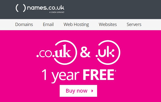 Get Your FREE .UK Domain Names at Namesco